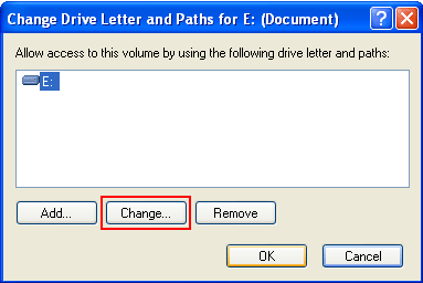 change driver letter
