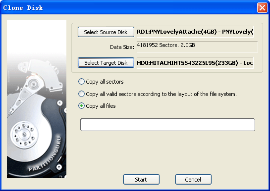 disk to disk copy clone